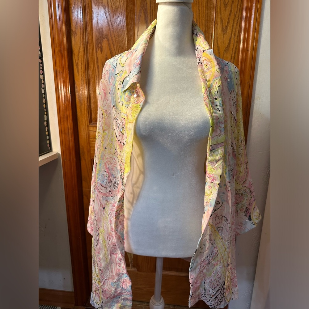 Air Dreams loose fit button down shirt